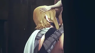 Yaoi Femboy Zelda - Link Handjob and blowjob - Sissy crossdress Japanese Asian Manga Anime Film Enjoyment Porn Gay